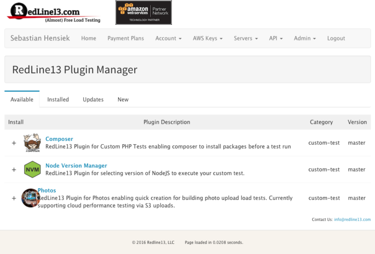 How To: Installing RedLine13 Load Testing Plugins