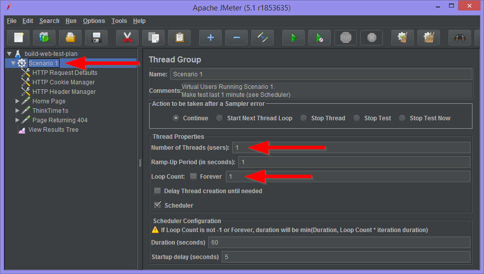 Thread Group and the JMeter Plugin Parallel Controller