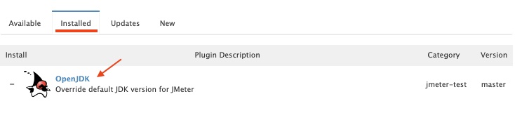 Listing showing configured plugins for your RedLine13 account