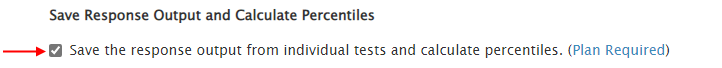 Checkbox to save JMeter response output and calculate percentiles