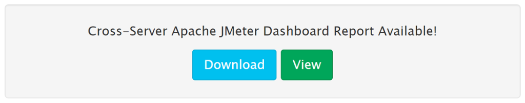 JMeter Dashboard Report options